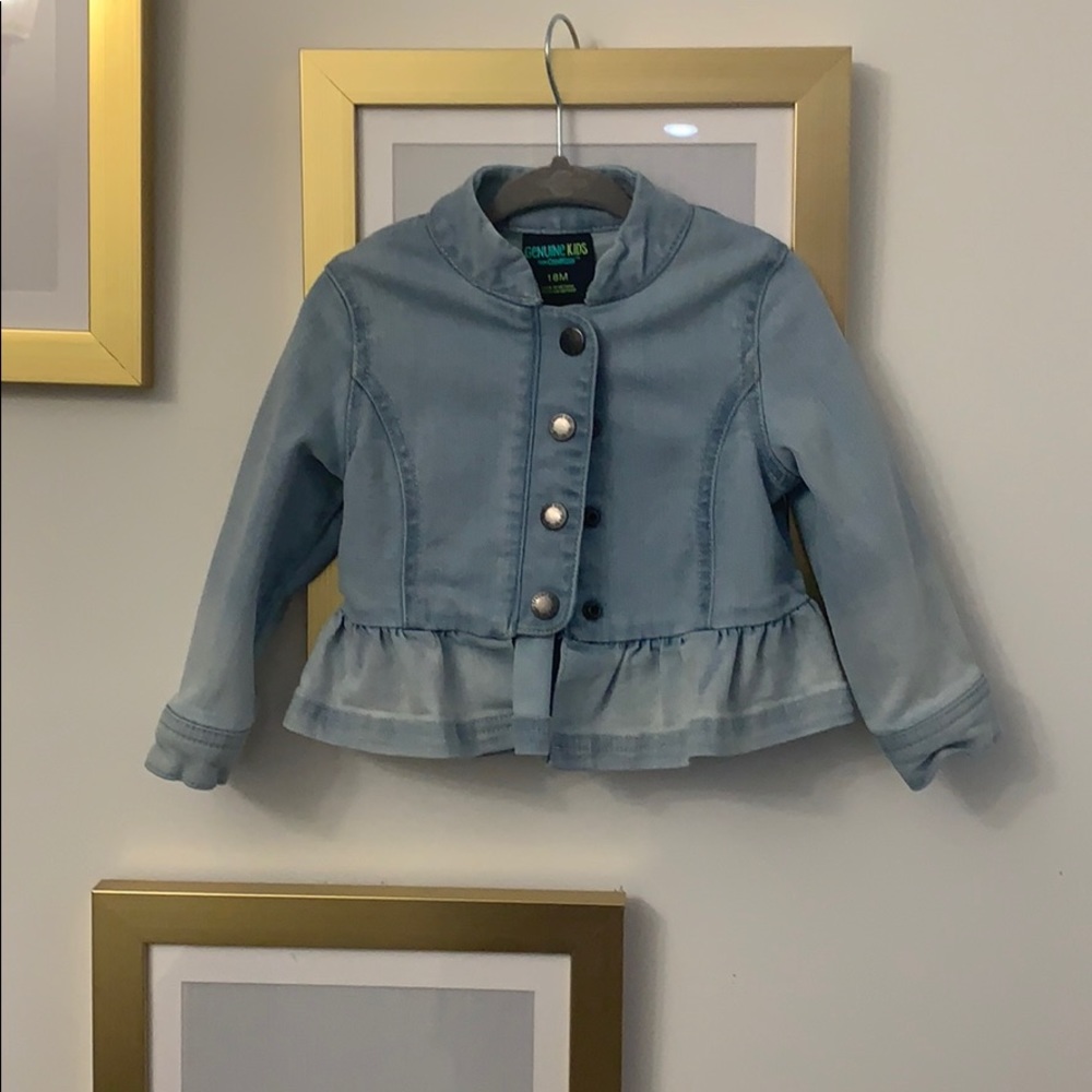 Genuine Kids Peplum Denim Jacket
